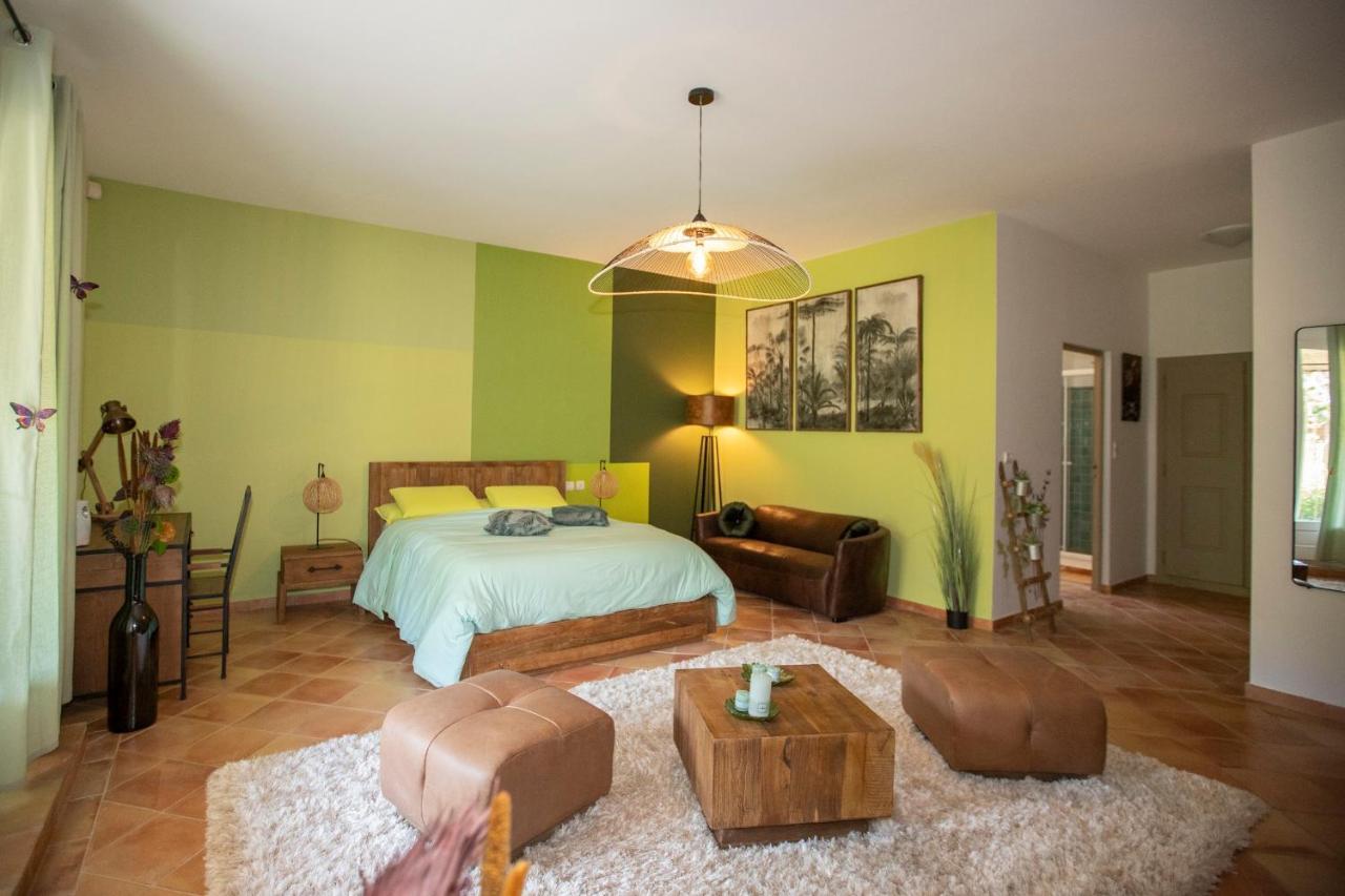 Mas L Aigo Claro Hotell Mouries Exteriör bild